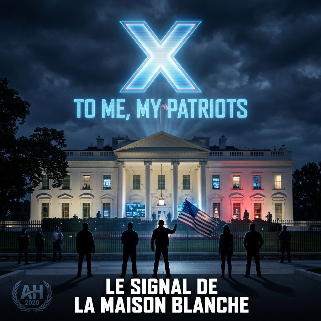 LA MAISON BLANCHE ACTIVE LE SIGNAL : 'TO ME, MY PATRIOTS' — DÉCODAGE DU DERNIER DROP DE Q
