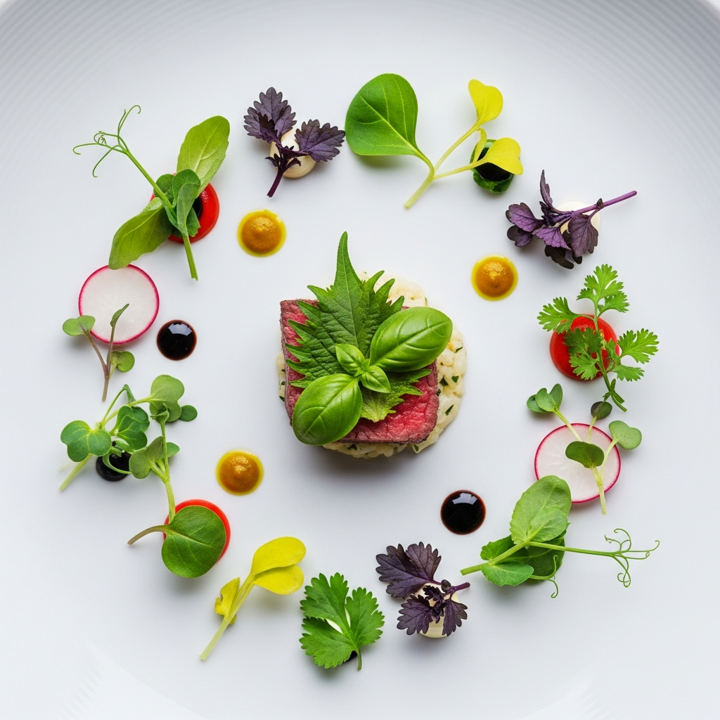 Fresh microgreens for culinary use