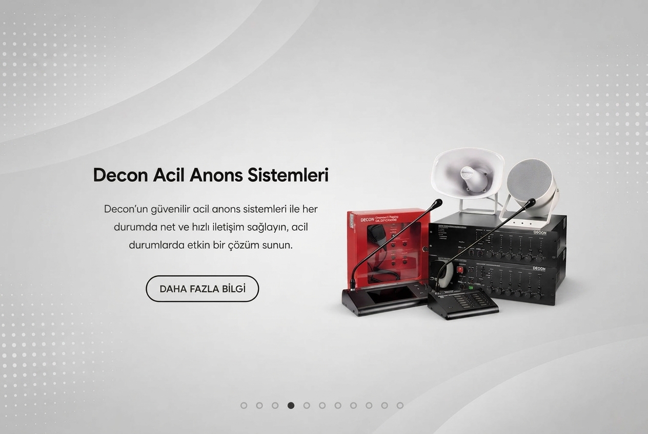 Decon acil anons sistemleri