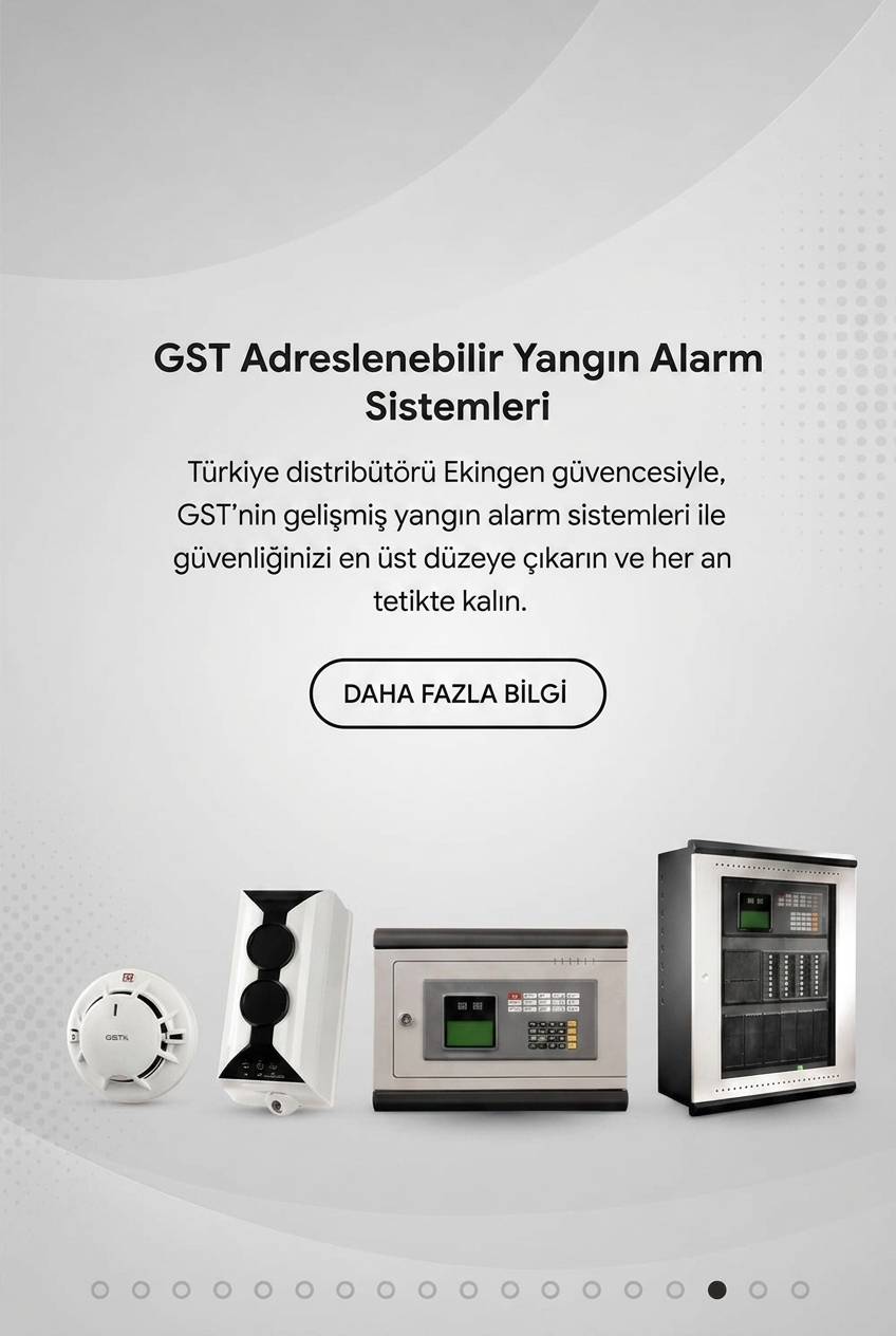 GST adreslenebilir yangın alarm sistemleri