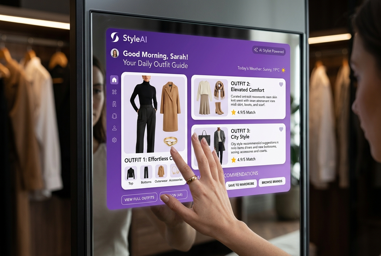 AI-Powered Smart Mirror Interface