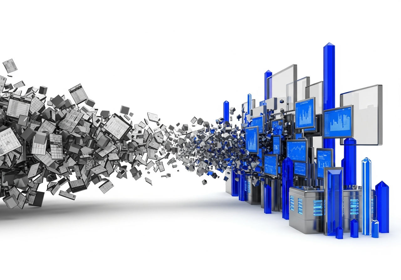 Trasformazione dati in interfaccia enterprise