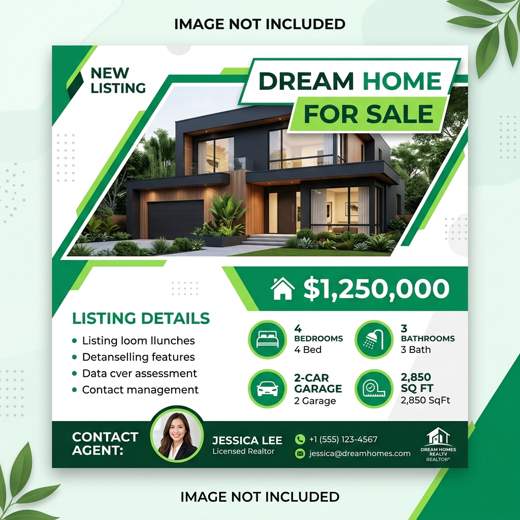 Dream Home Real Estate Social Post