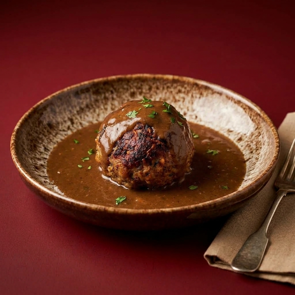 Une boulette sauce lapin
