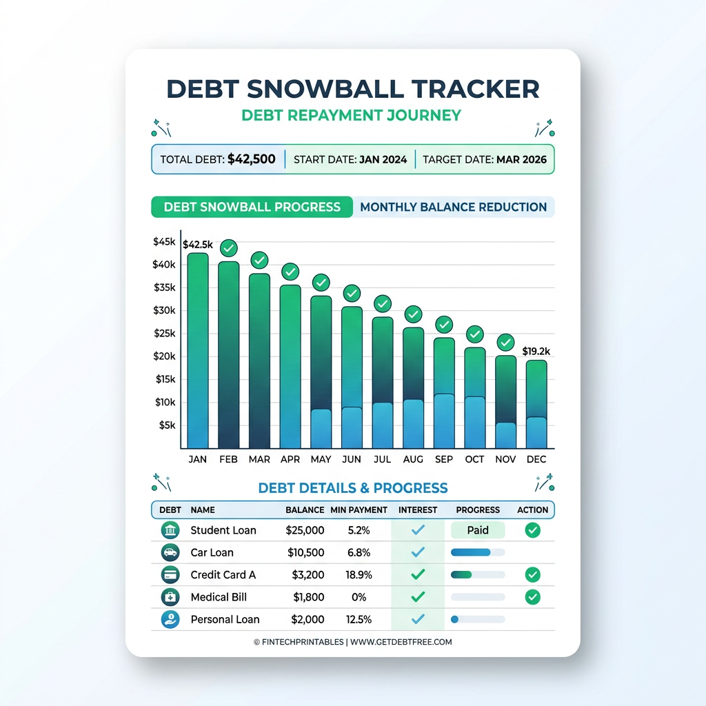 Debt Snowball Tracker