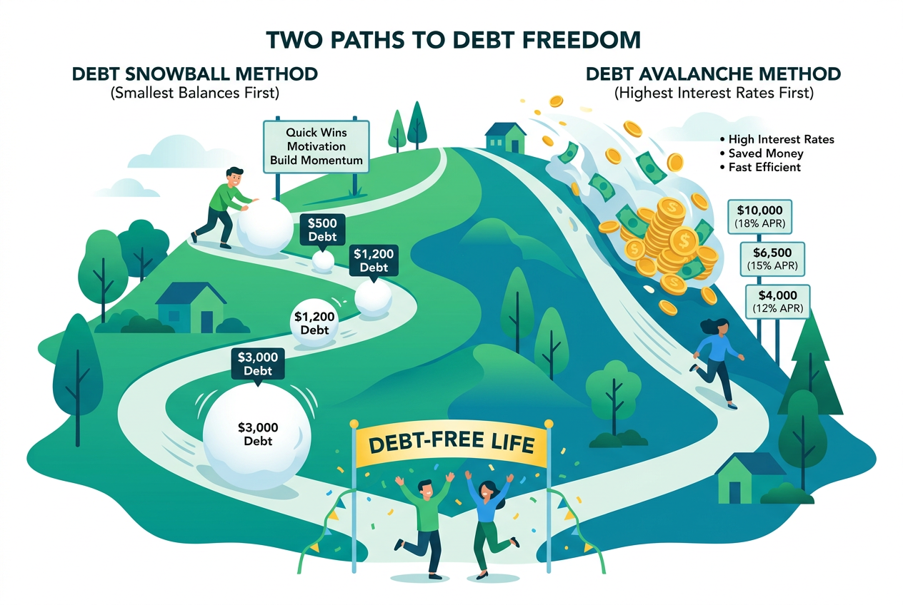Debt Snowball vs. Avalanche: Which Pays Off Debt Faster?