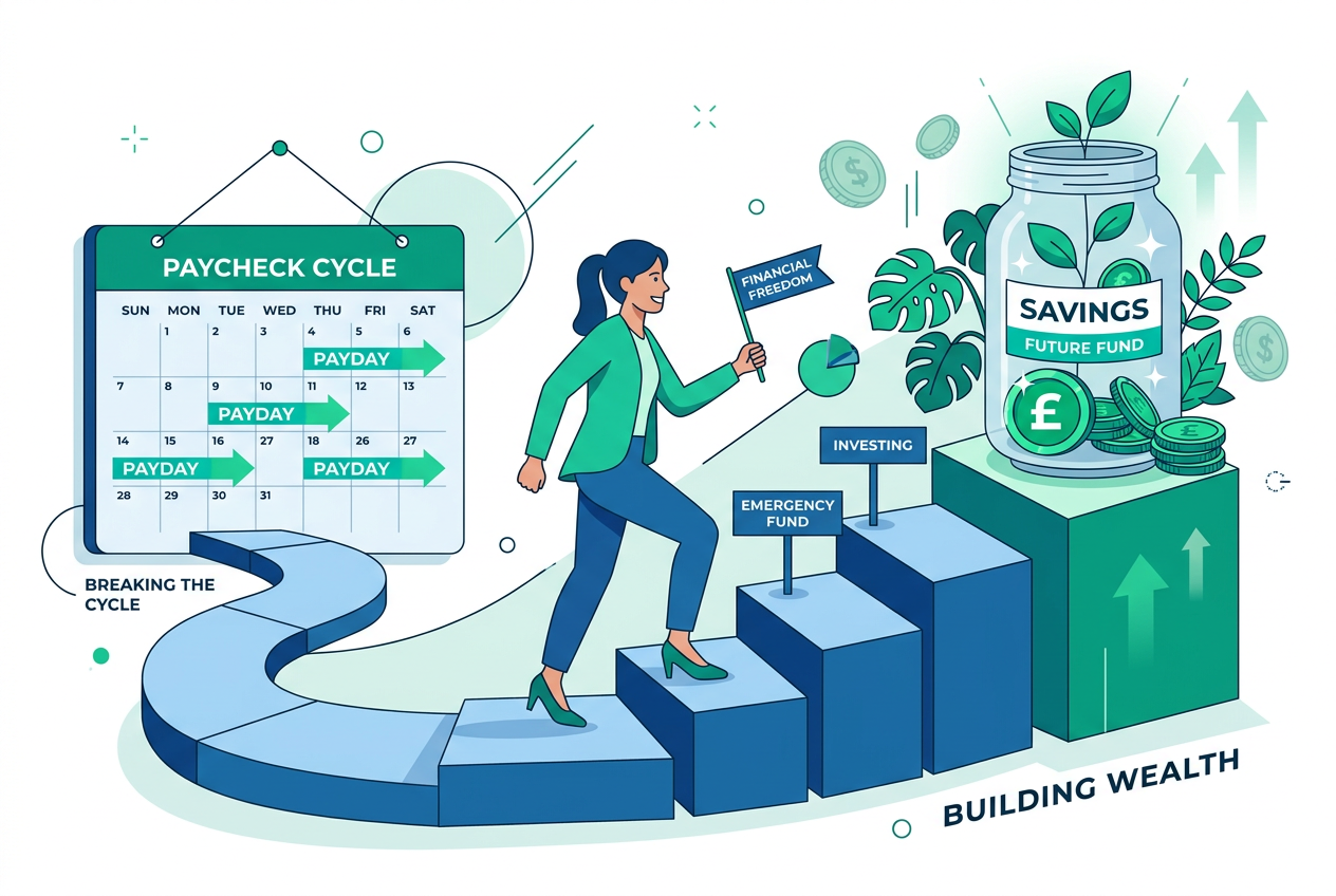 What to Do First If You're Living Paycheck to Paycheck