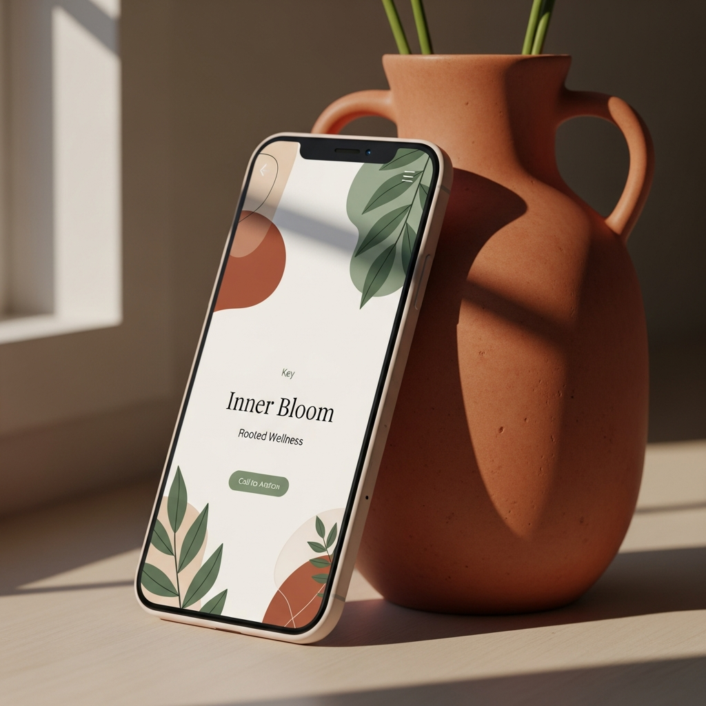 Landing page design concept