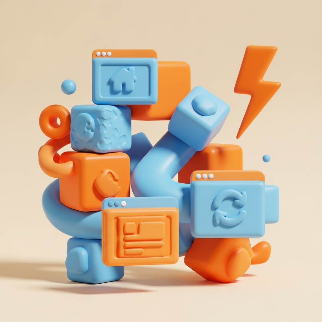 Snappy Sites hero illustration