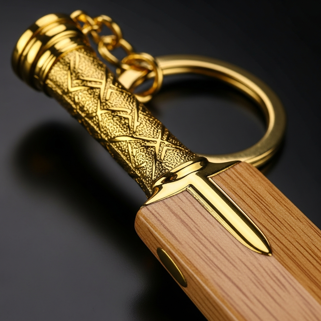 Cricket Bat Keychain