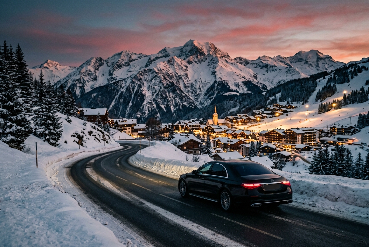French Alps luxury chauffeur transfer
