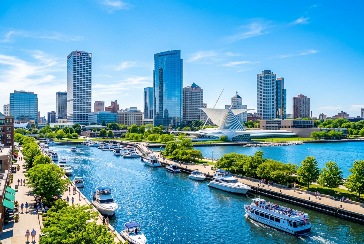 Downtown Milwaukee skyline