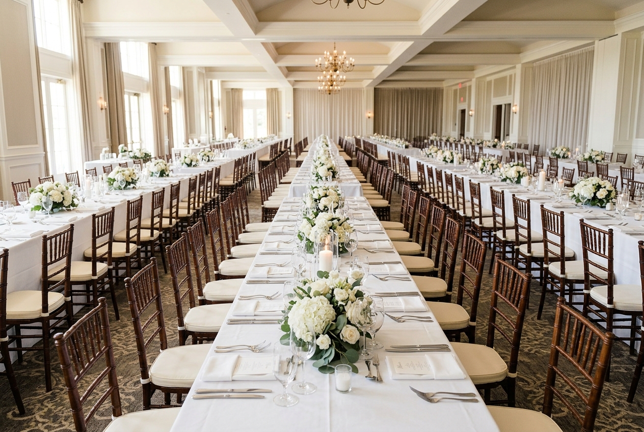 Location de tables et chaises : comment bien calculer vos besoins ?