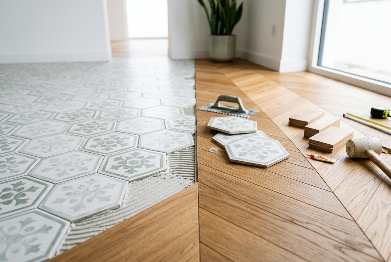 Carrelage ou parquet : que choisir pour votre appartement à Nice