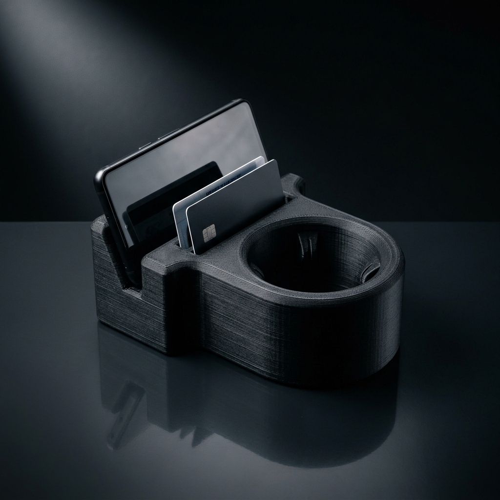 Custom 350Z DE Center Console Cupholder