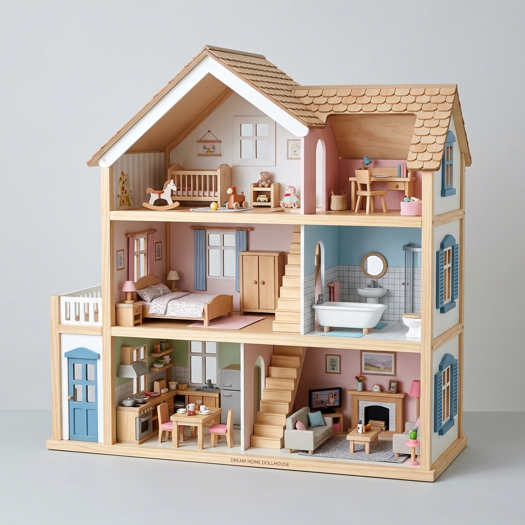 Dream Home Dollhouse Set