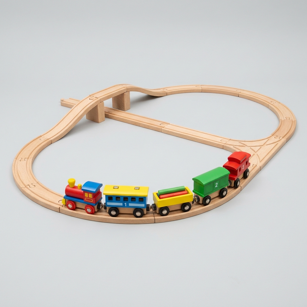 Wooden Railway Adventure Set