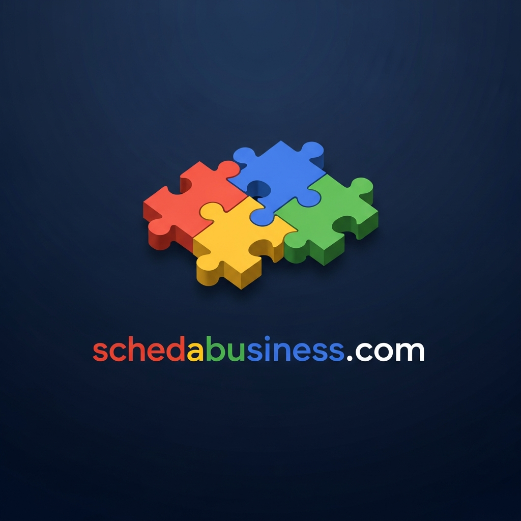 schedabusiness.com puzzle logo