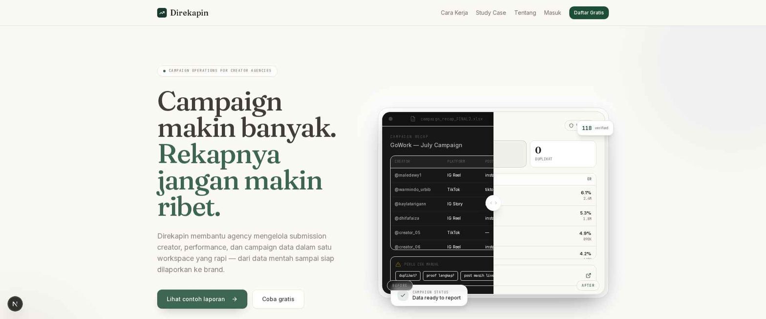 Direkapin.id preview