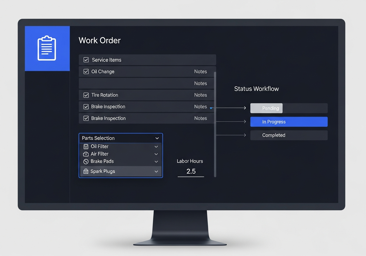Creating Work Orders