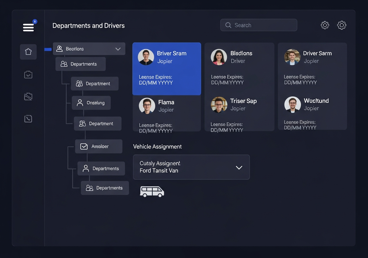 Departments & Drivers