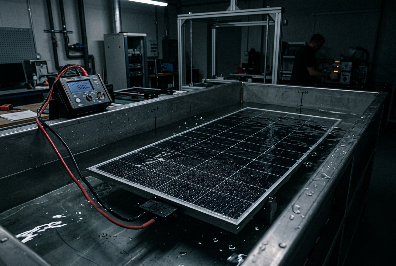 Electrical insulation — immersion test