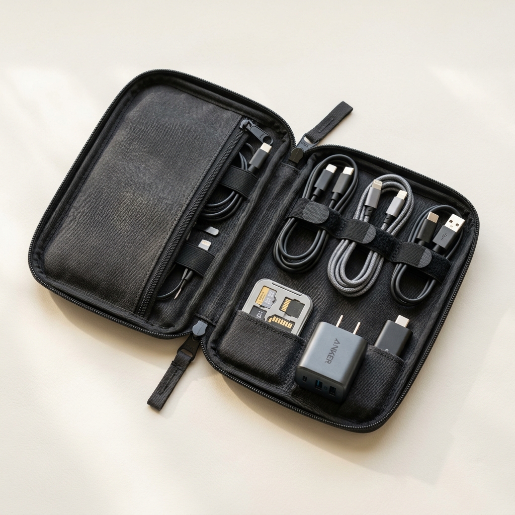 Travel Cable Organiser