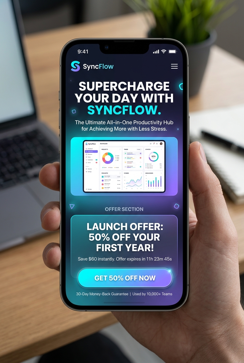 Landing Page website preview