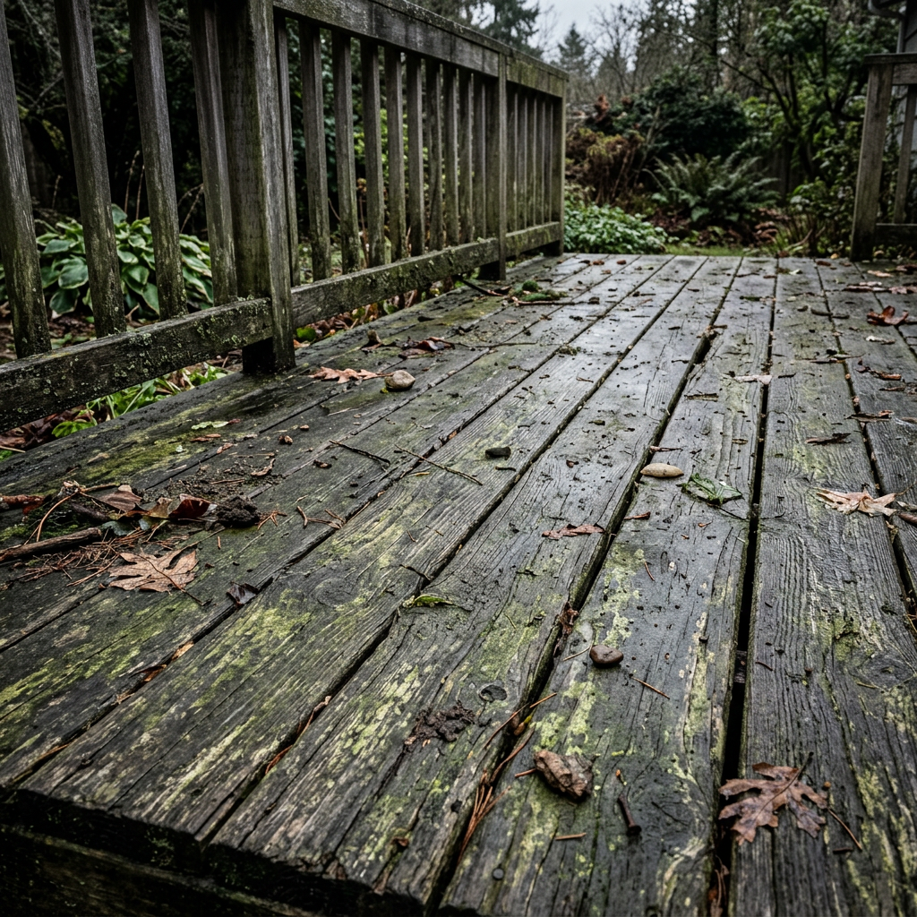Deck Restoration before