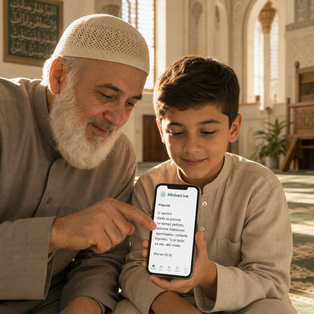 Intergenerational connection through MinbarLive translation