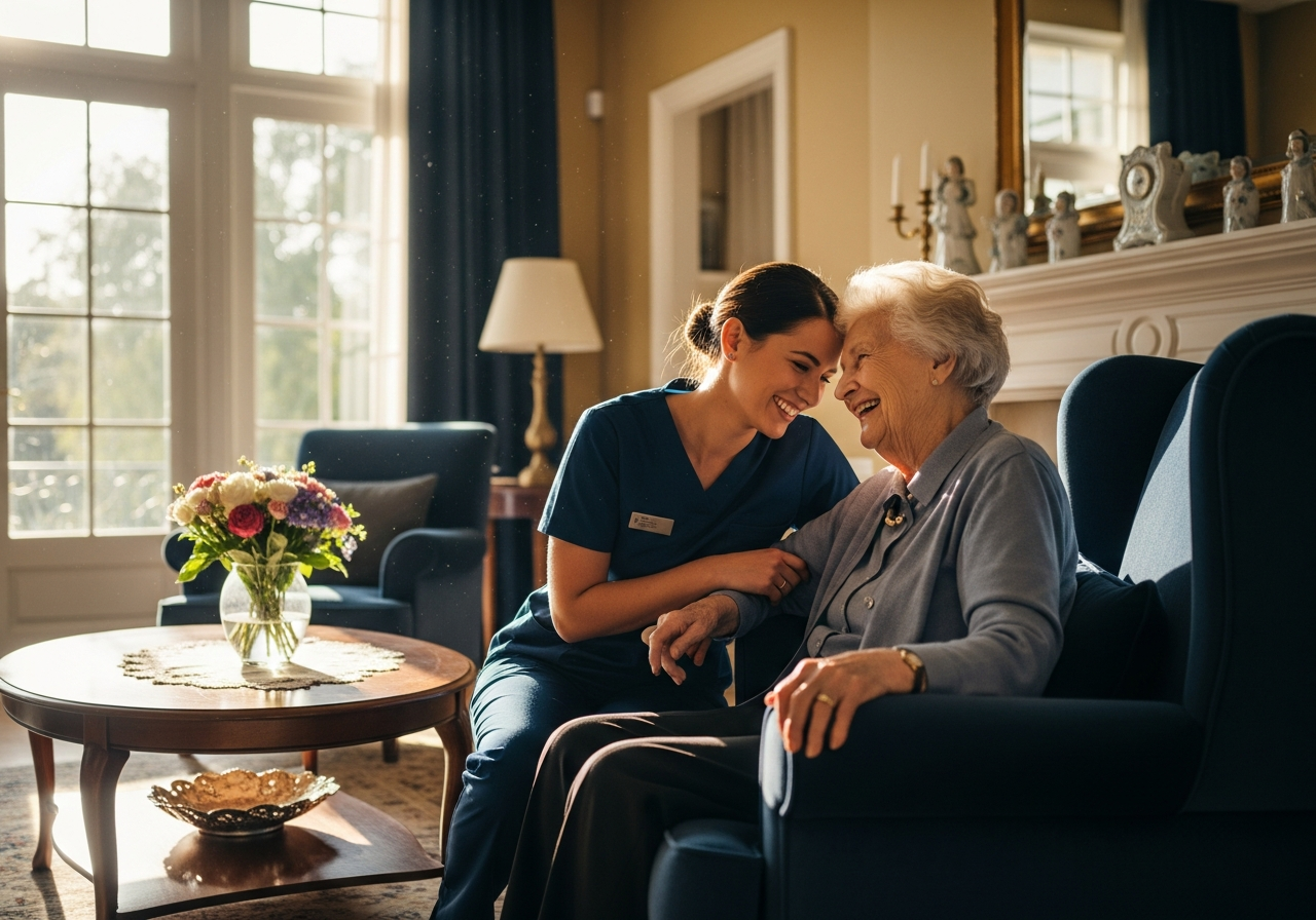 Transportation Assistance in Estero, FL — Elite Home Care by Hortense caregiver with an elderly client