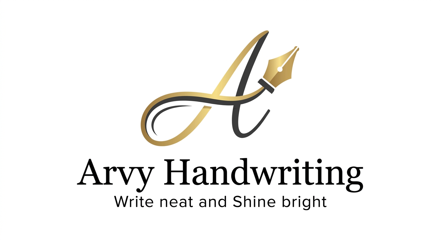 Arvy Handwriting Logo