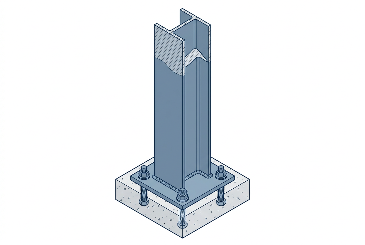 Steel column