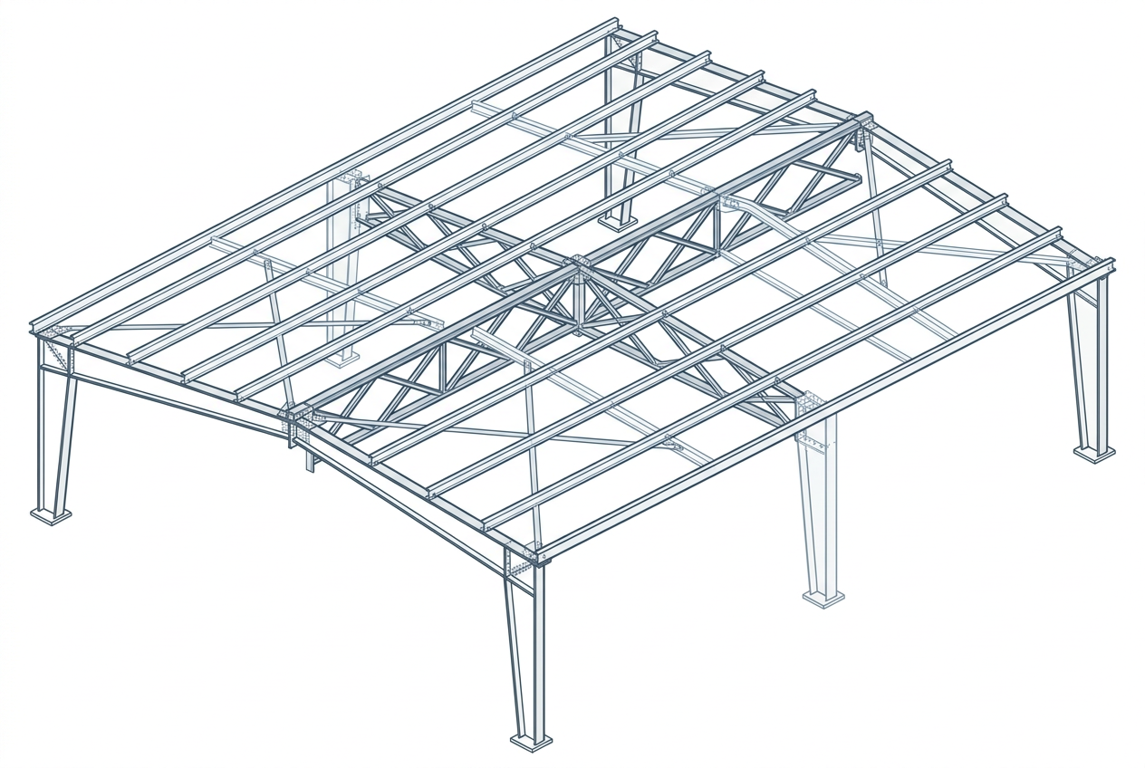 Roof wind girder