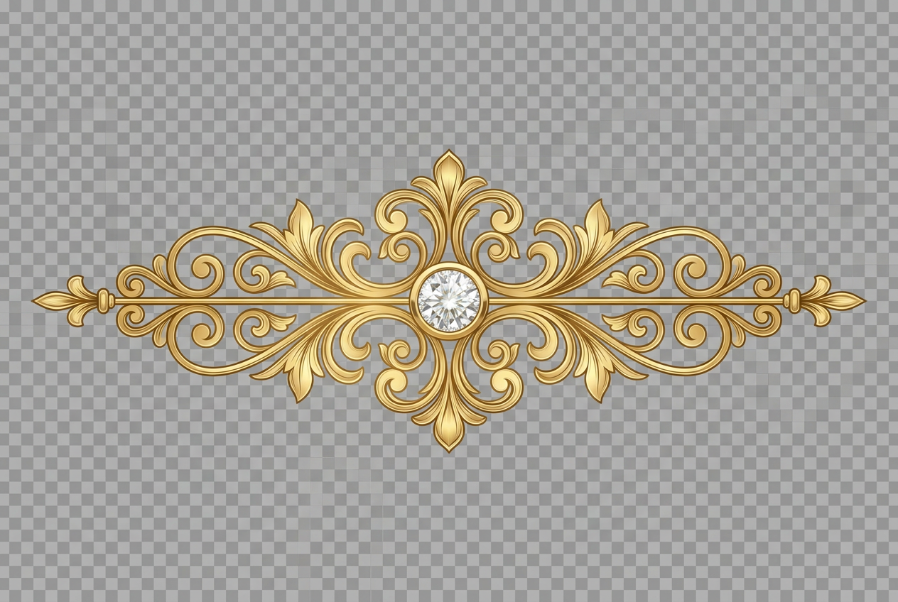 Ornamen emas 9NAGA