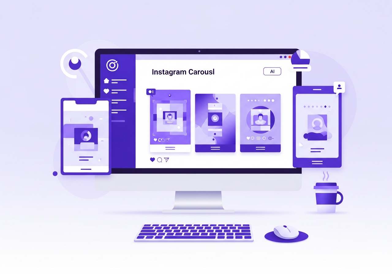 Instagram Carousel Maker Online Free - PurpleTrend AI
