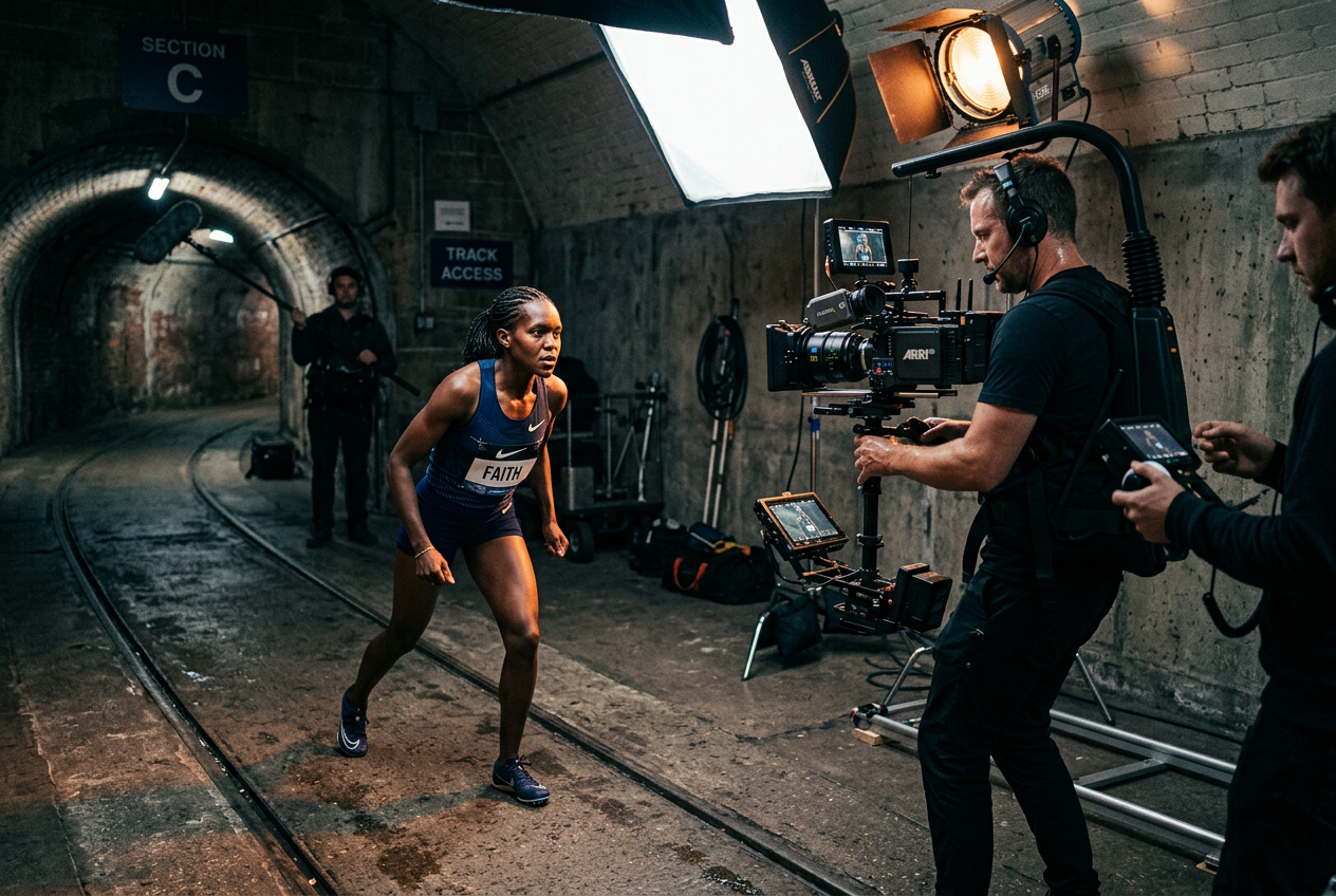 Sprinter behind the scenes