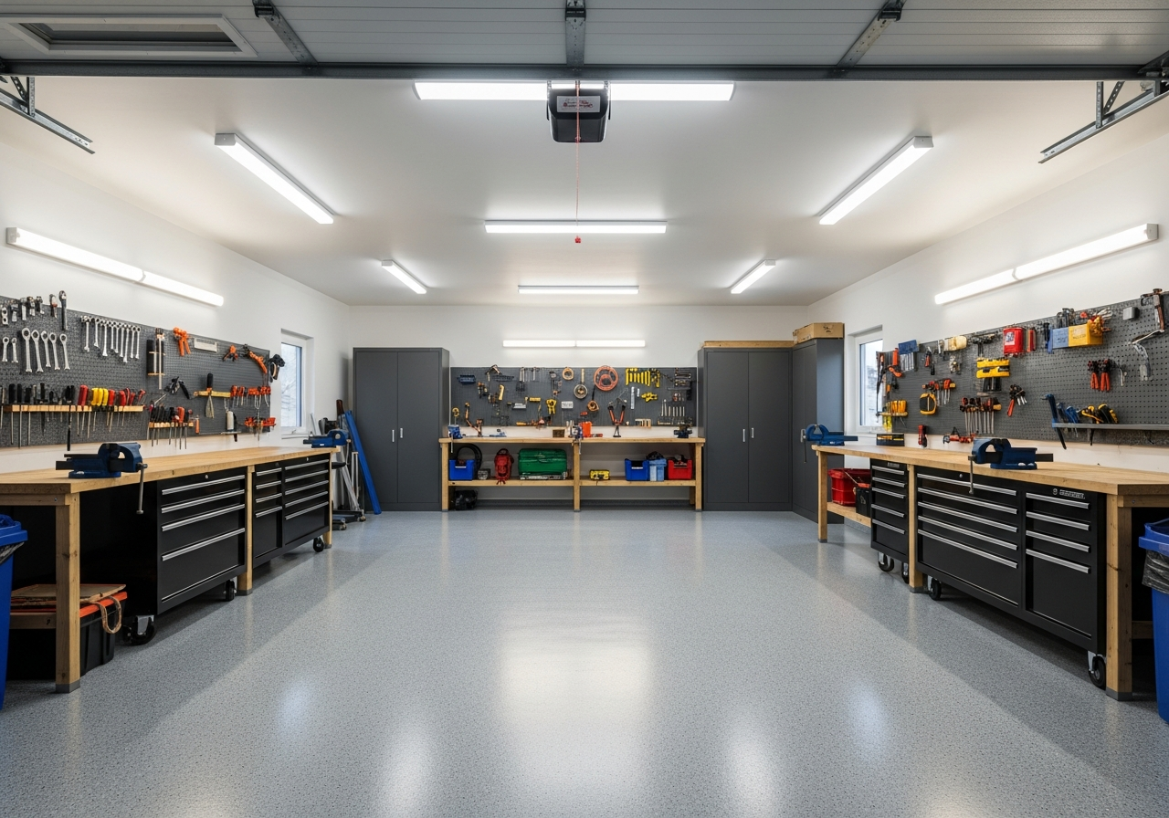 Workshop Floor Coating - Industrial Gray