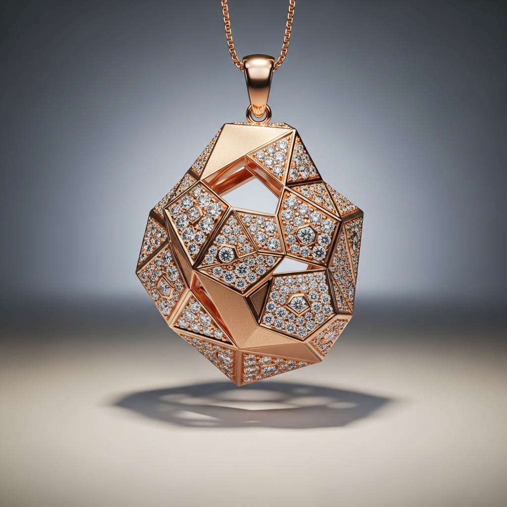 Aurelia Rose Gold Pendant