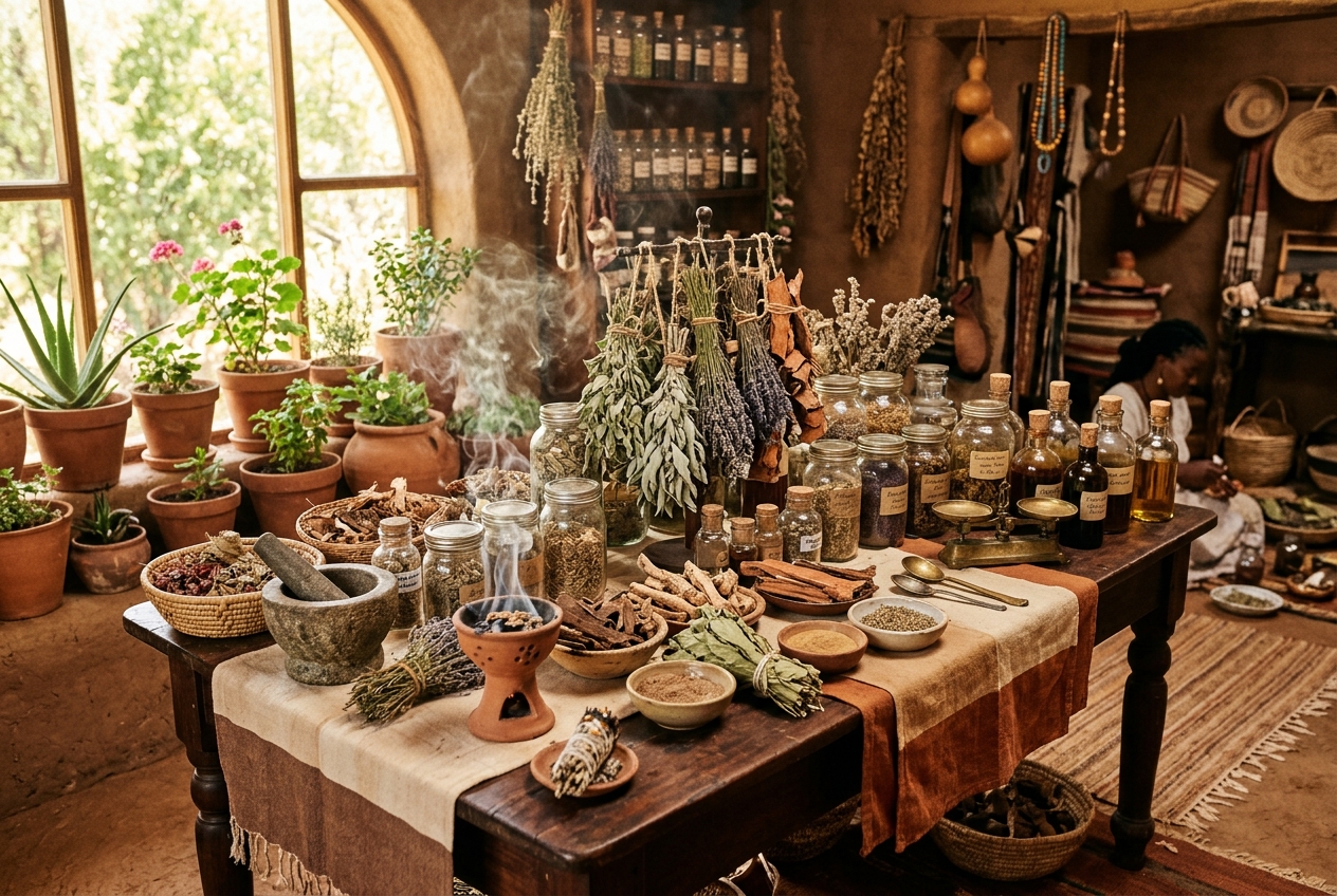 Traditional herbal apothecary