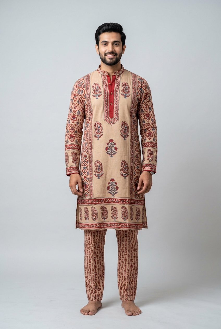 Jaipur Block Print Kurta Set