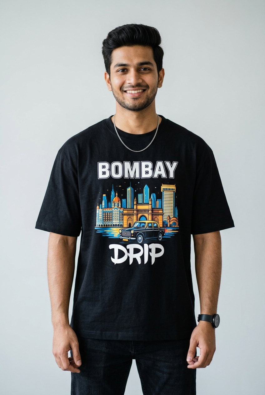 Bombay Drip Oversized Tee