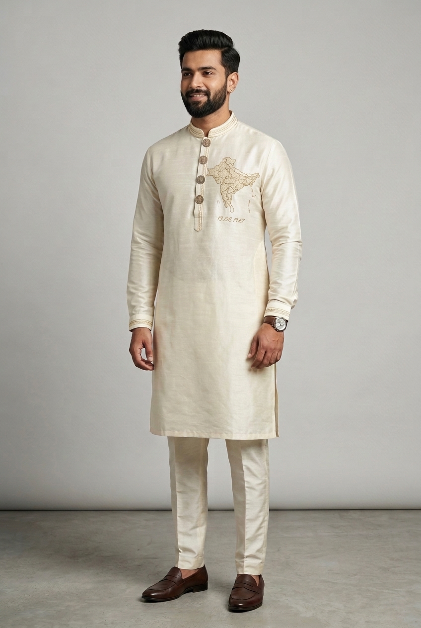 Tryst With Destiny Silk Punjabi