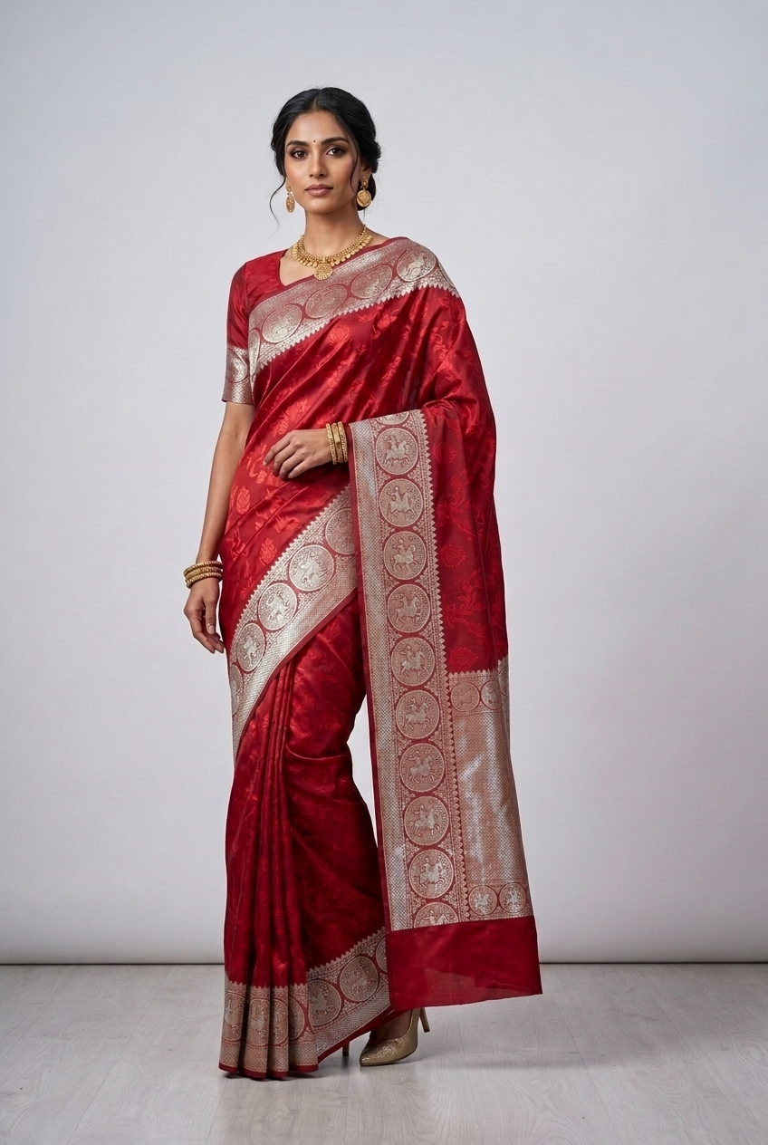 Gupta Dinar Banarasi Saree