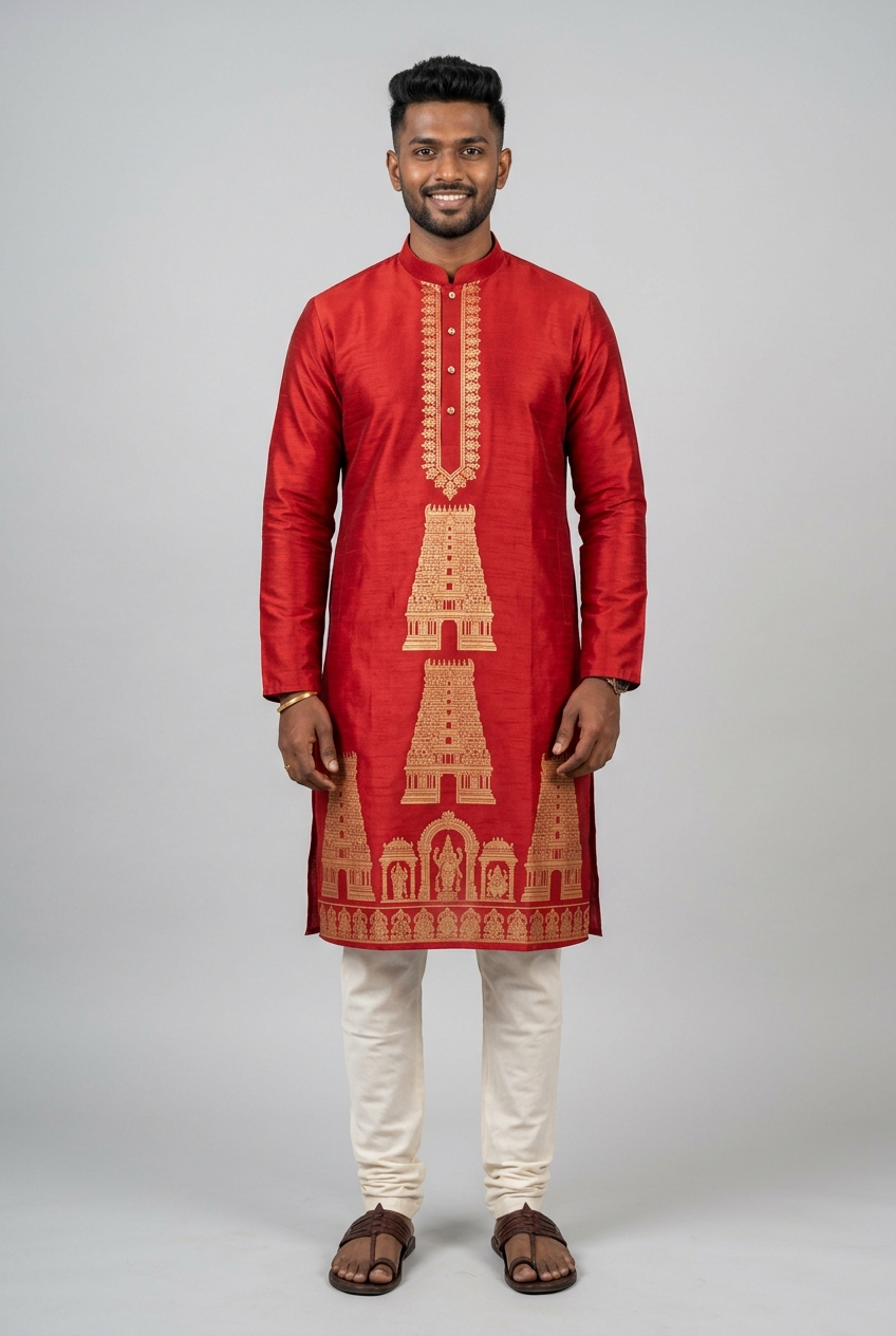 Meenakshi Gopuram Kurta
