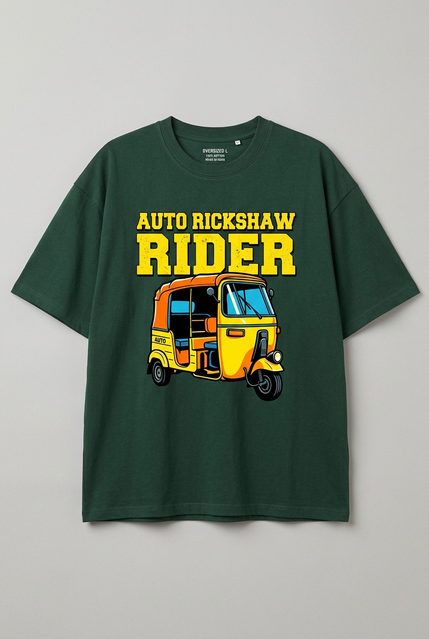 Auto Rickshaw Rider Tee