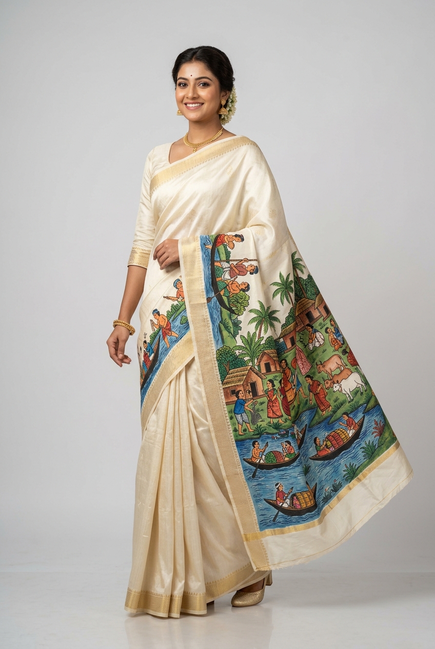 Murshidabad Storytelling Saree