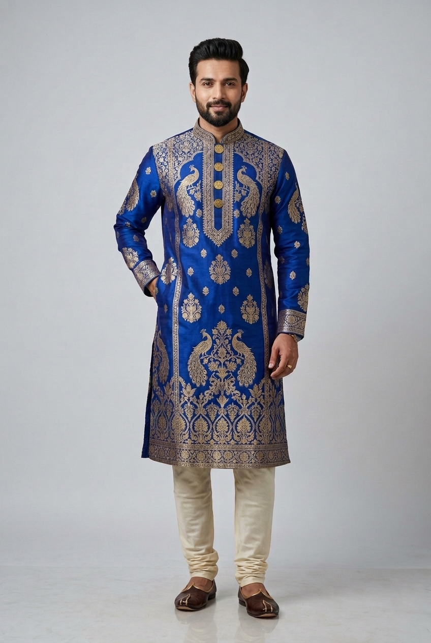 Peacock Throne Brocade Kurta