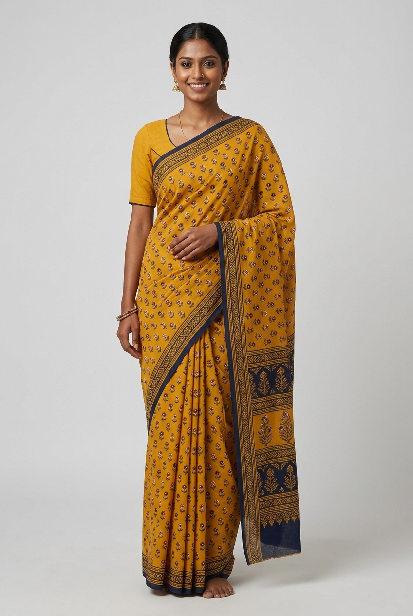 Printed Cotton Saree