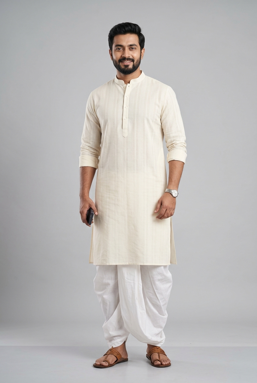 Handloom Cotton Punjabi